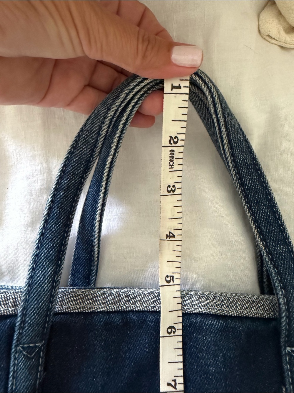 VINTAGE Brooks Brothers Denim handbag tote. SO unique and cool!! - Picture 8 of 10